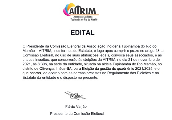 EDITAL ELEITORAL