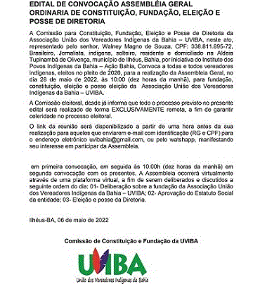 EDITAL UVIBA mew