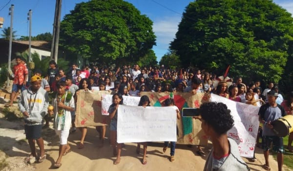 alunos protestam